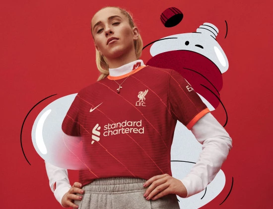 Loja online Fútbol Emotion Portugal - Blogs de futebol - Liverpool HOME 2021-22 primeira.webp